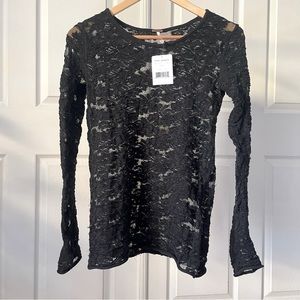 NWT Free People black lace top